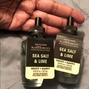 Two Bath& Bdywrks Wallflowers Sea Salt